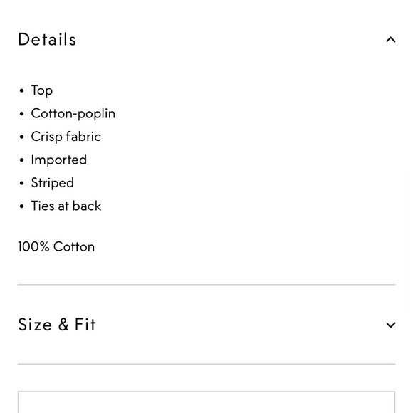 House of Dagmar Striped Cotton Tie Top L - Picture 4 of 7